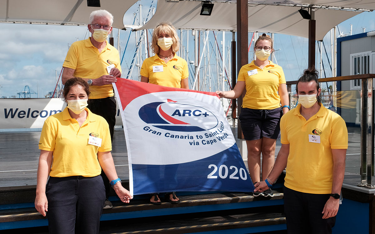 ARC staff wearing masks