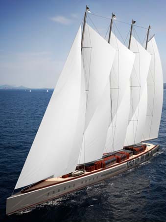 The 141m four-masted Dream Symphony