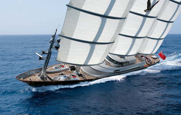 Maltese Falcon, launched in 2006, pioneered the Dynarig concept utilised on many of the next generation of larger gigayachts